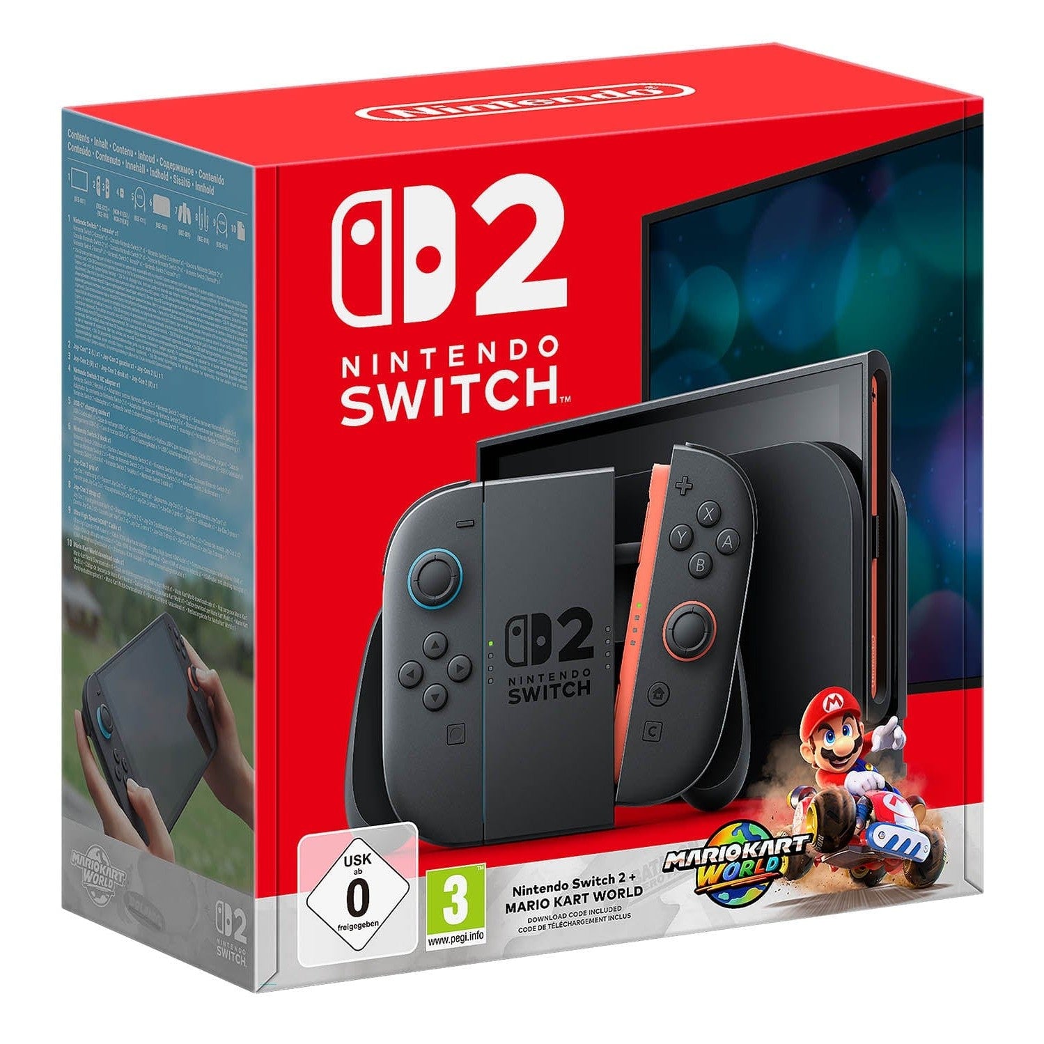 Nintendo Switch 2 + Mario Kart World (Pre-Order 5th June 2025) 0045496321536
