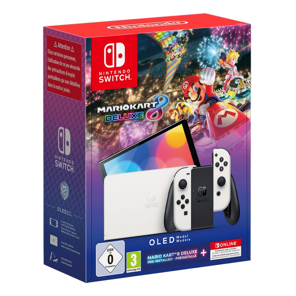 Switch Oled Mk8 & 12 Mth Nso