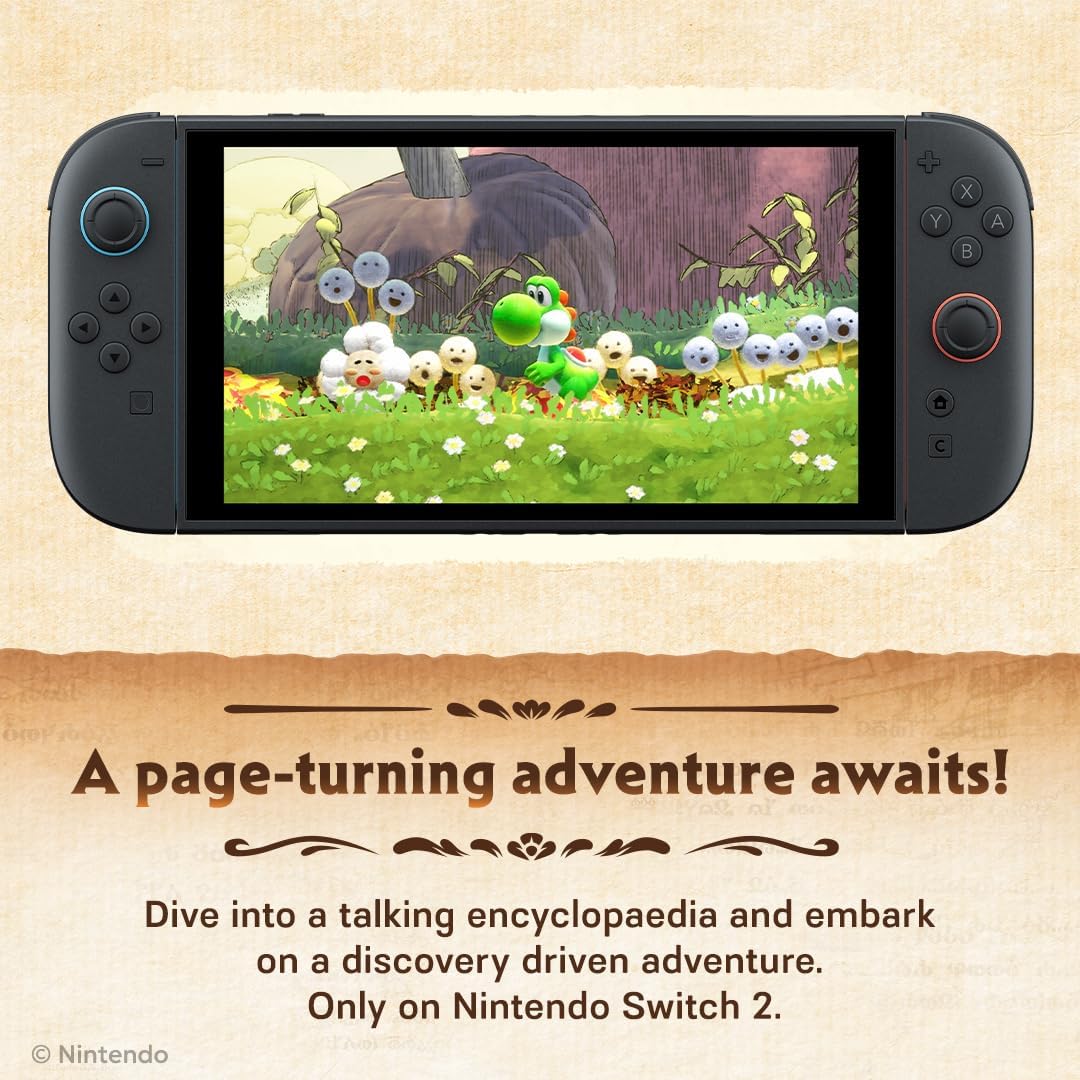 Yoshi and the Mysterious Book - Nintendo switch 2 (Game Cartridge) 045496314118