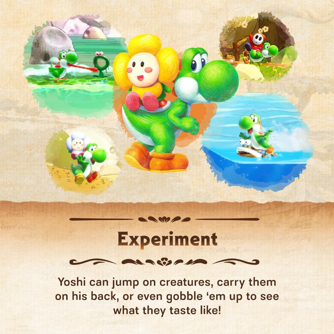 Yoshi and the Mysterious Book - Nintendo switch 2 (Game Cartridge) 045496314118