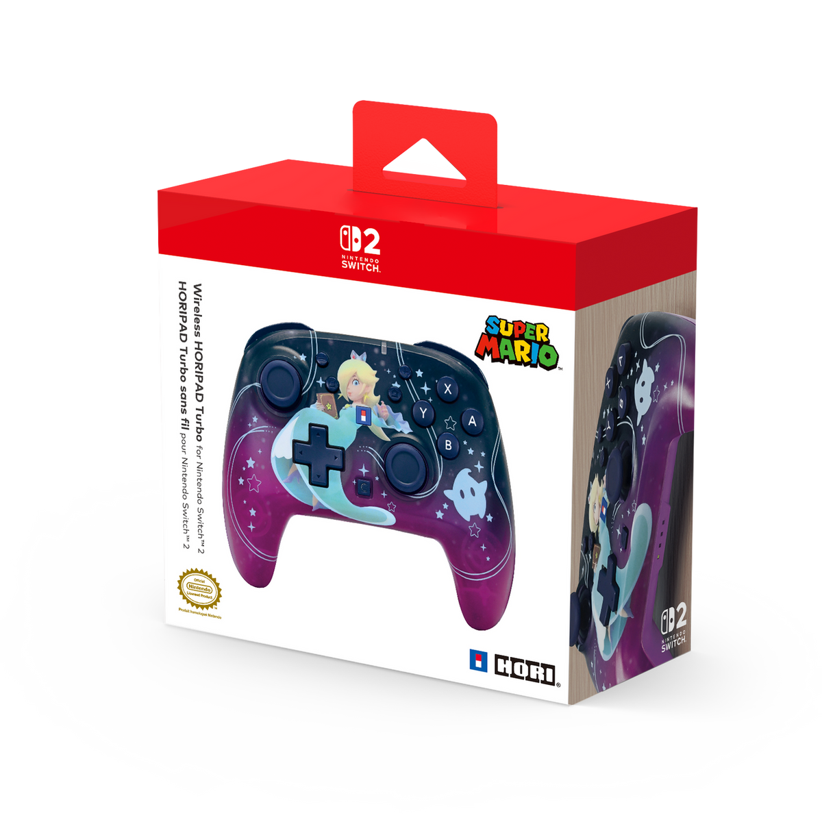 HORI Wireless HORIPAD Turbo Universe Rosalina Controller for Nintendo Switch 2