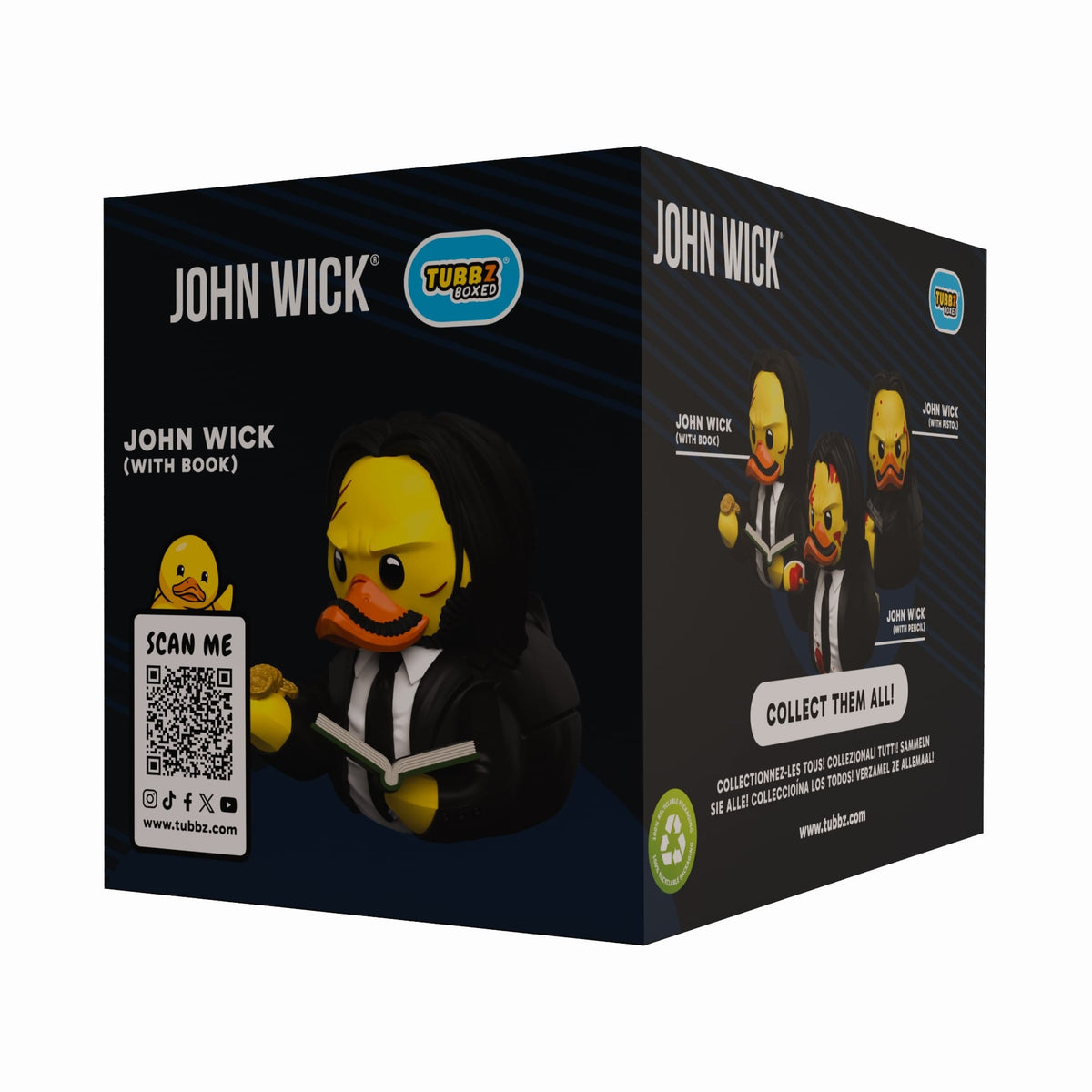 John Wick TUBBZ with Book Boxed Edition 9cm 5056280467618