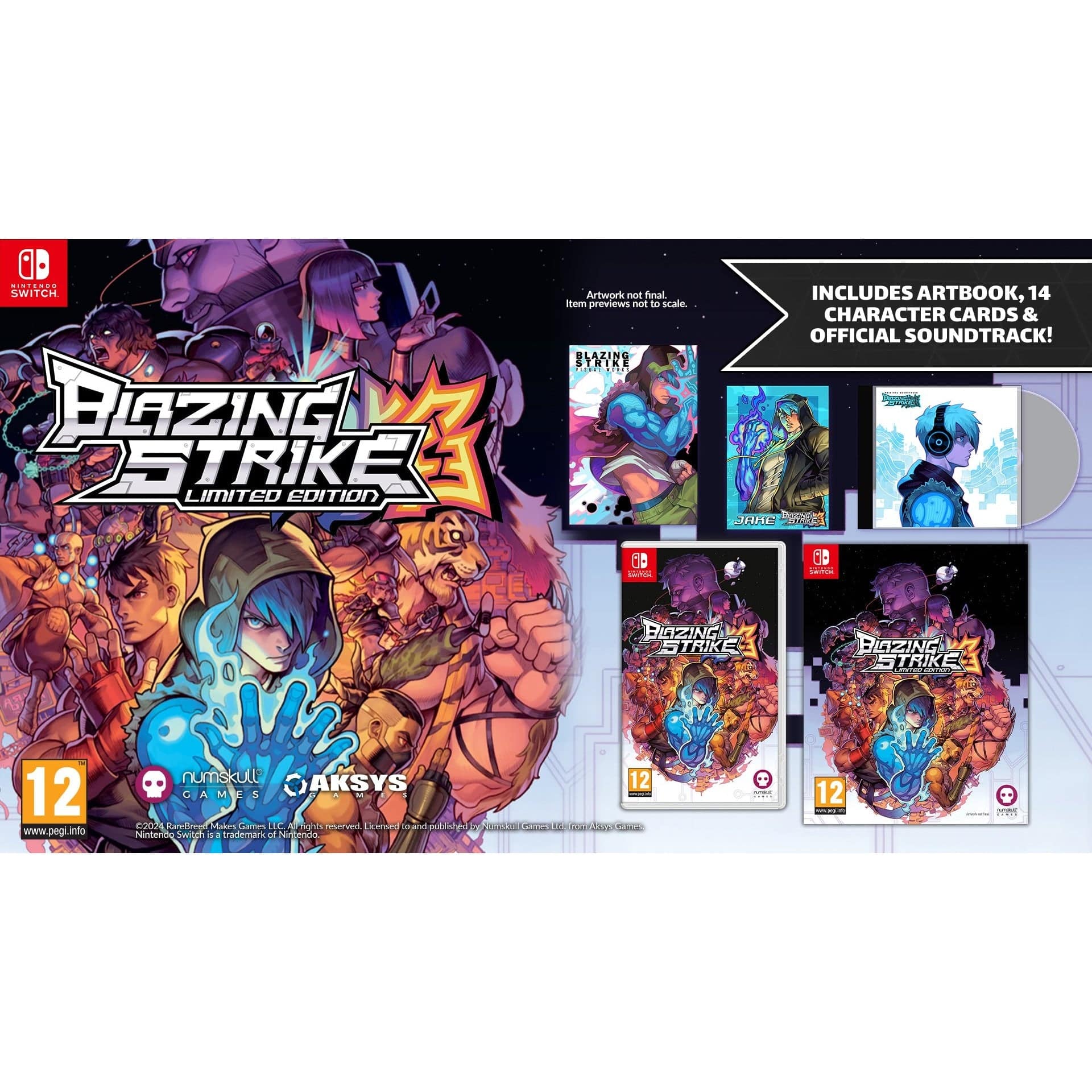 Blazing Strike Limited Edition - Nintendo Switch Game 5056280450337