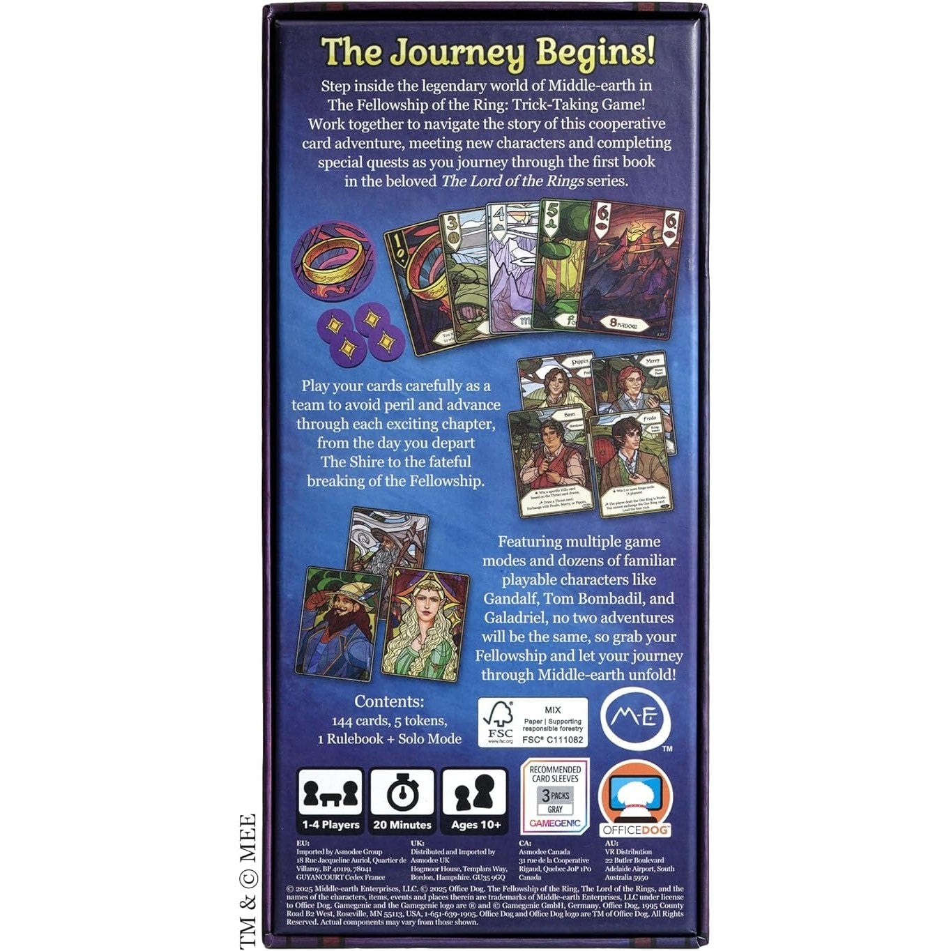 The Fellowship of the Ring: Trick-Taking Game 841333127183