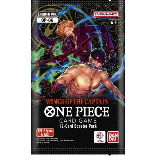 One Piece Wings of the Captain OP-06 Booster Pack (1 Selected at Random) 810059781122