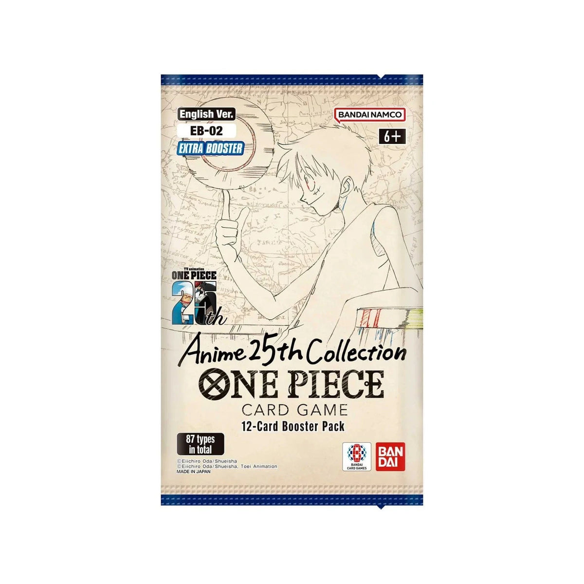 One Piece Card Game: Extra Booster - Anime 25th Collection Booster Box (EB-02) 810059788763