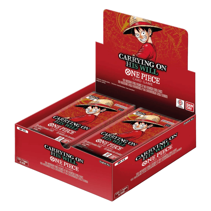 One Piece Carrying On His Will OP-13 Booster Box (24 Booster Packs) - PRE-ORDER Releases 7th November 810158833524