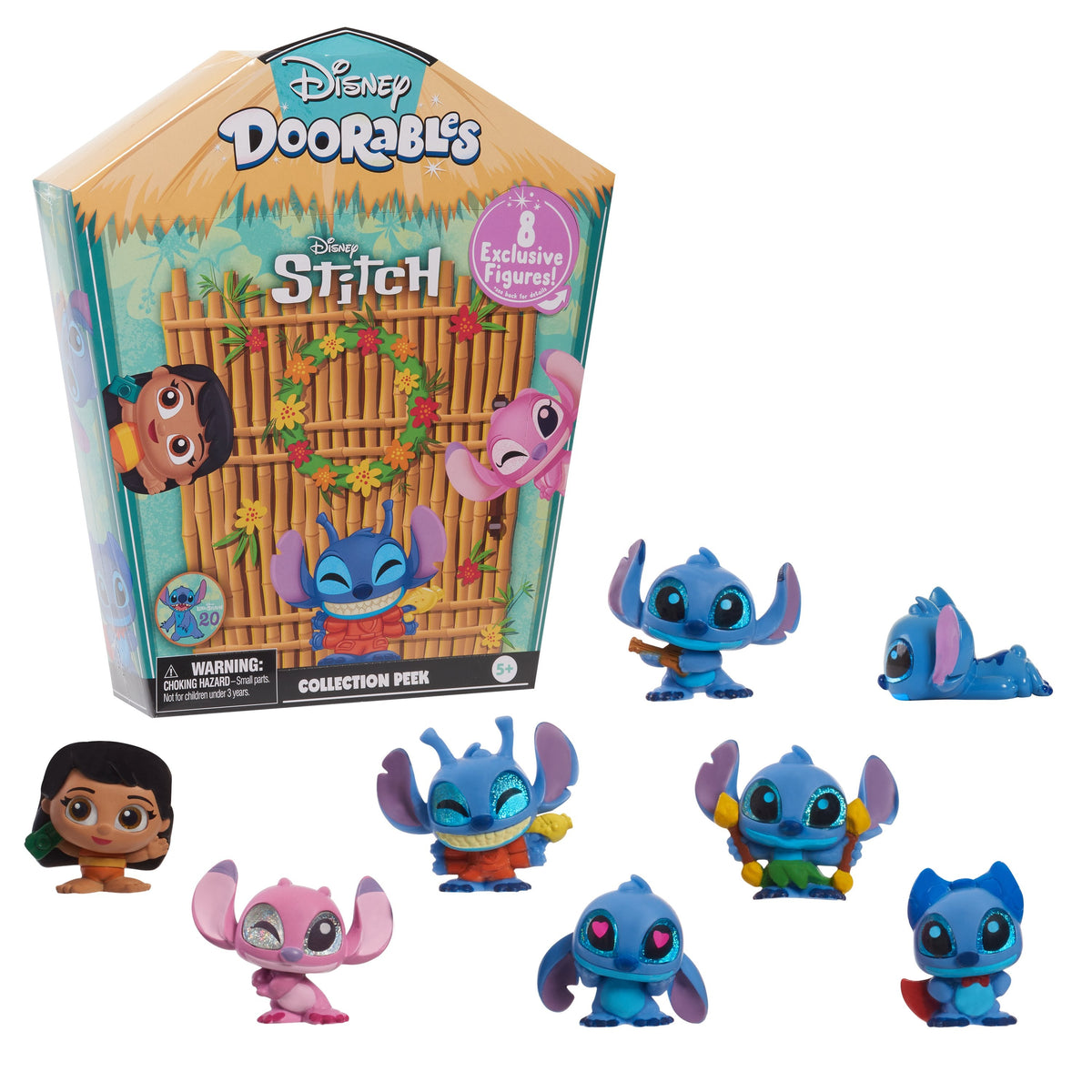 Disney Doorables Stitch Collection Peek 8-Figure Set