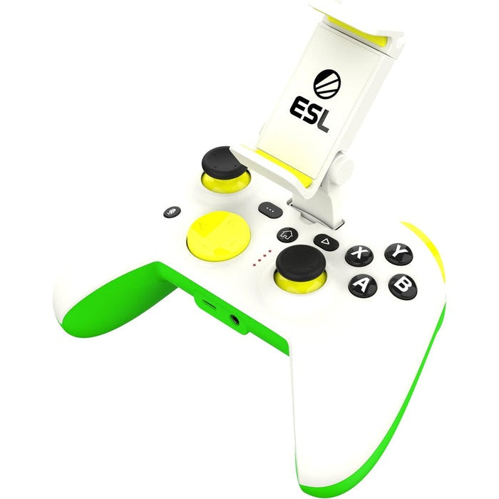 RiotPWR ESL Pro Mobile Gaming Controller for Android - White/Green