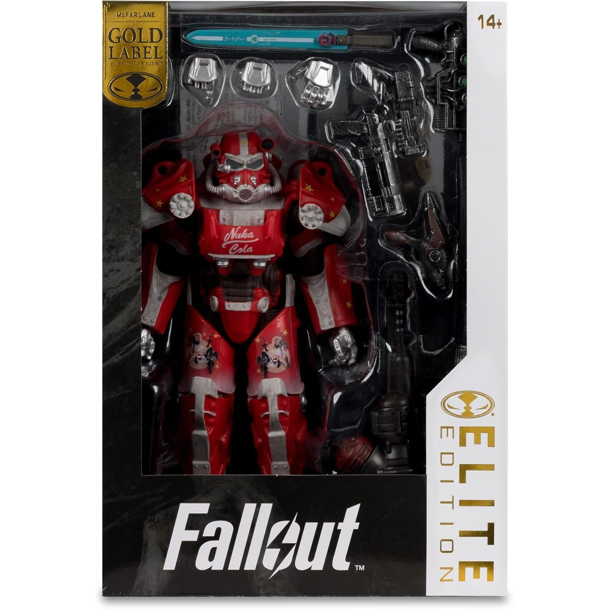 McFarlane Toys Fallout 76 Nuka-Cola T-60 Gold Label Elite Edition 19cm Action Figure