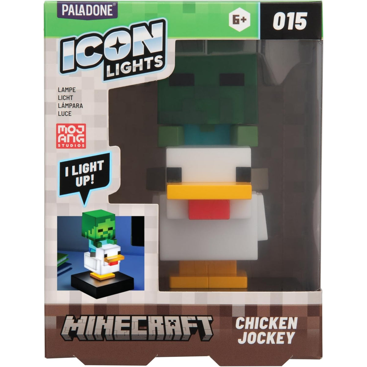 Paladone Minecraft Chicken Jockey Icon Light