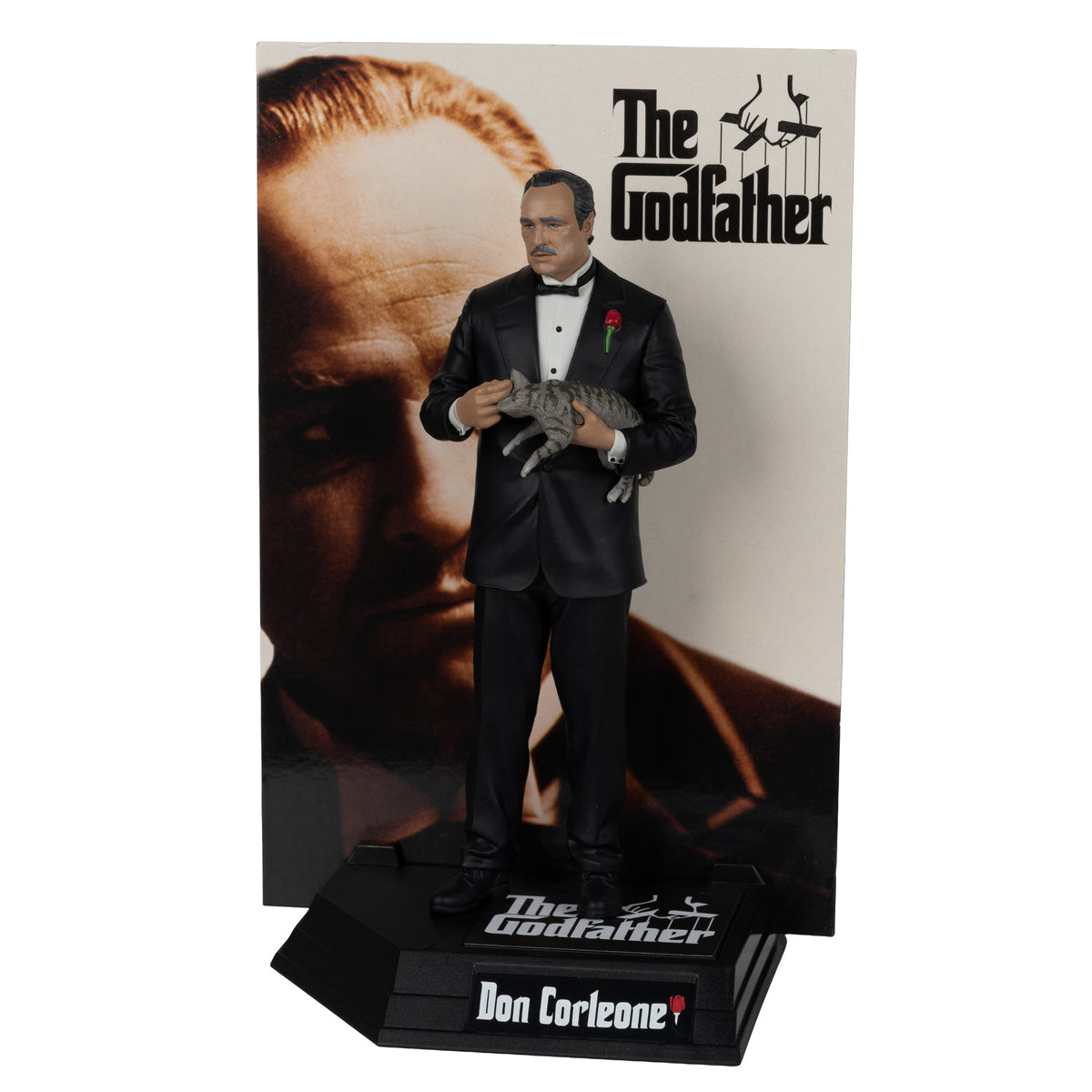 McFarlane Toys The Godfather Movie Maniacs Don Corleone 6-Inch Posed Figure