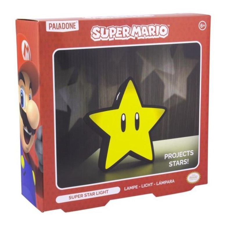 Paladone Super Mario Super Star Projection Light