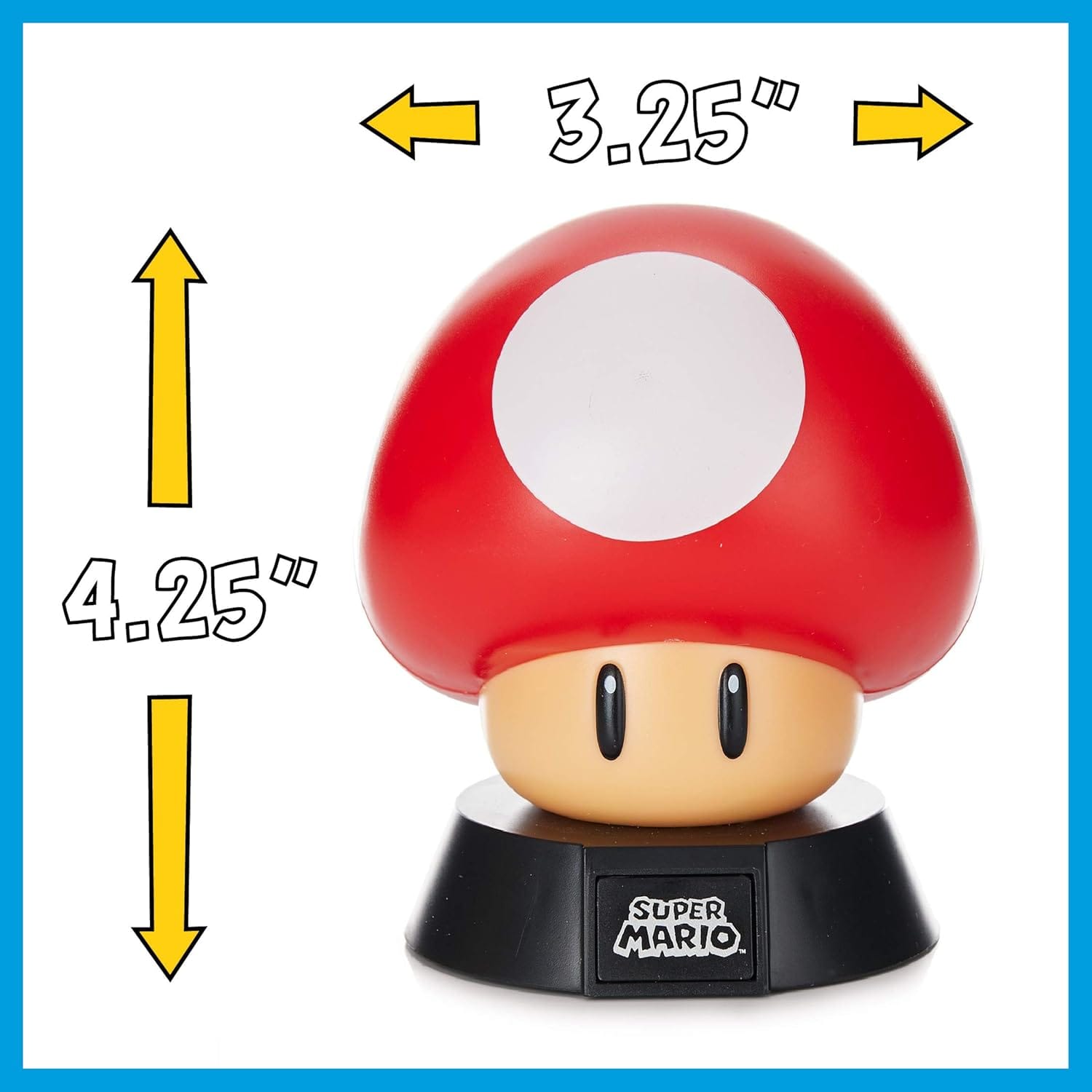 Paladone -Super Mario Bros. Mushroom 3D Night Light 5055964717858