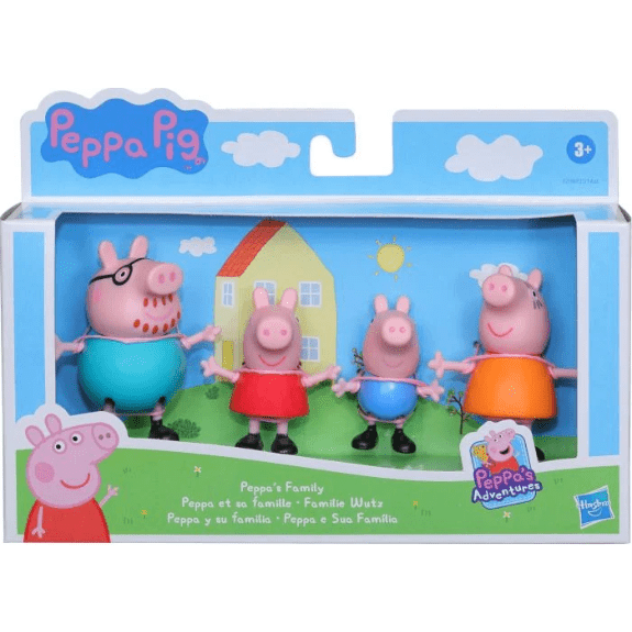 Peppa Pig: Peppa's Family 4-Pack Assorted