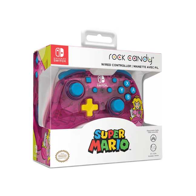 PDP Gaming Nintendo Switch Wired Rock Candy Controller - Peach 708056068493
