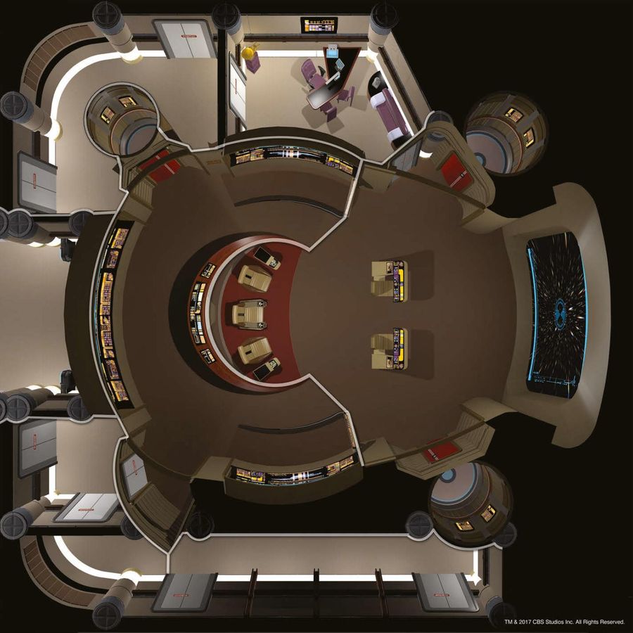 Star Trek Adventures: The Next Generation Starfleet Deck Tiles