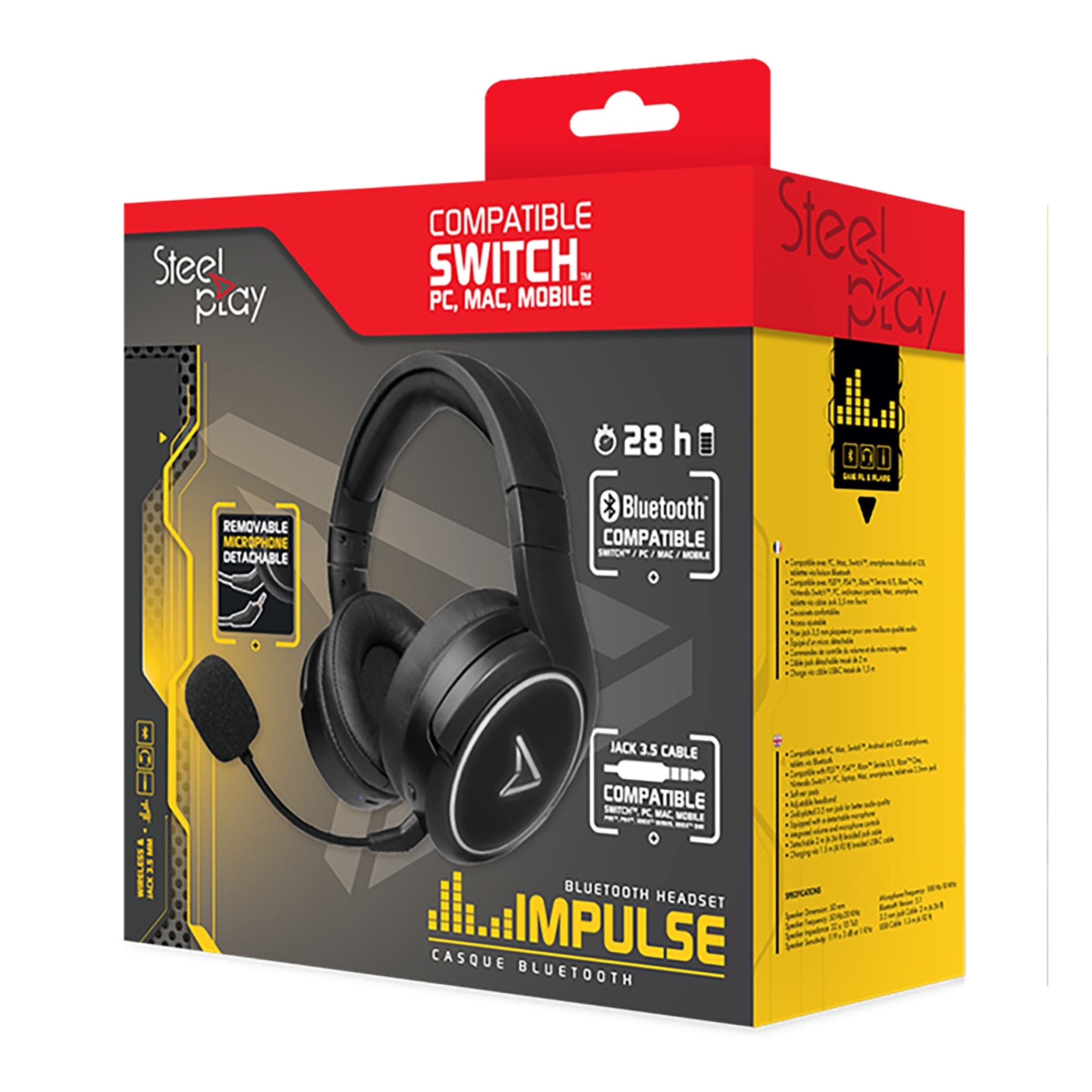 Lexip Bluetooth Headset Impuls - Ps4/Ps5/Pc/Xbox One/Xs/Switch 3760210999644