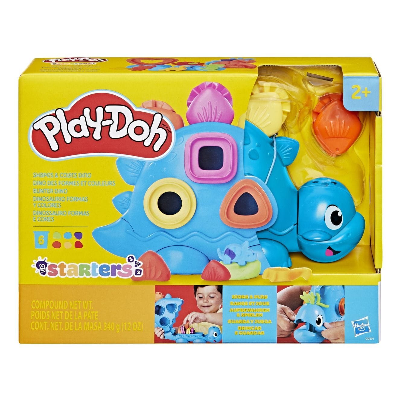 Play-Doh Shapes and Colours Dino 5010996299918