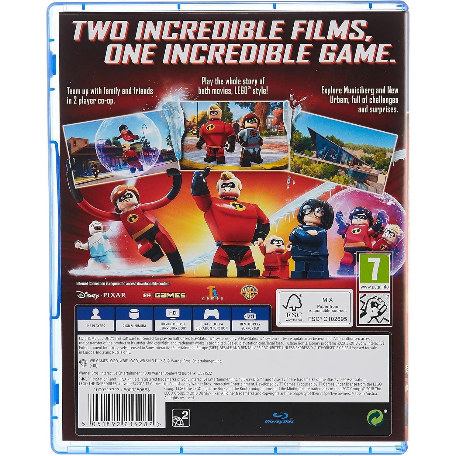 LEGO The Incredibles - PlayStation 4 5051892213295