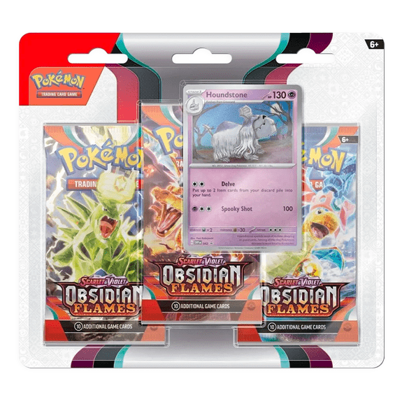 Pokémon TCG: Scarlet & Violet 3 Obsidian Flames 3-Pack Booster