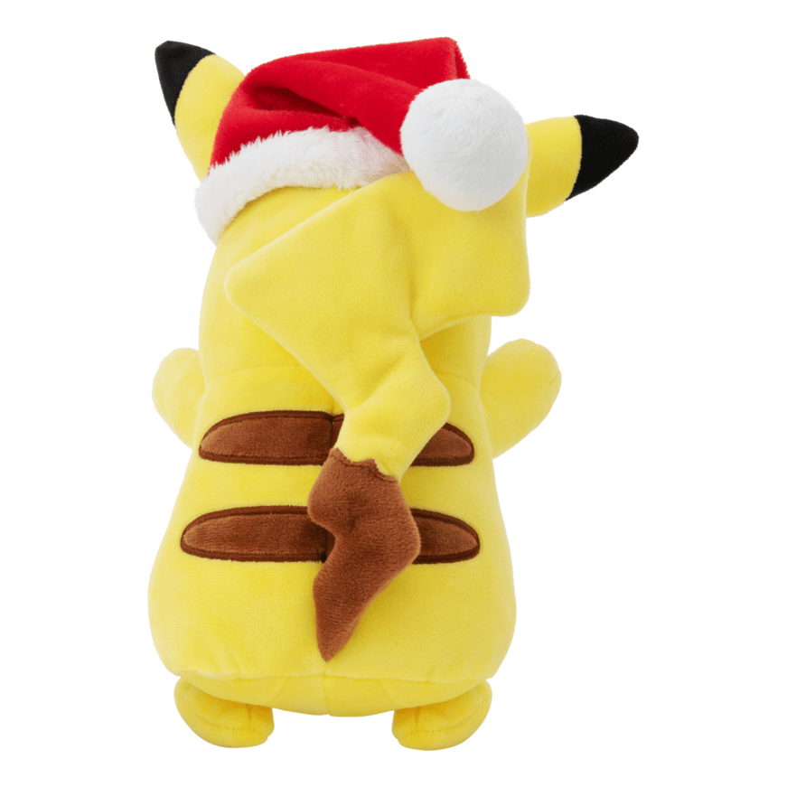 Pokémon 8 Inch Seasonal Plush Pikachu with Santa Hat