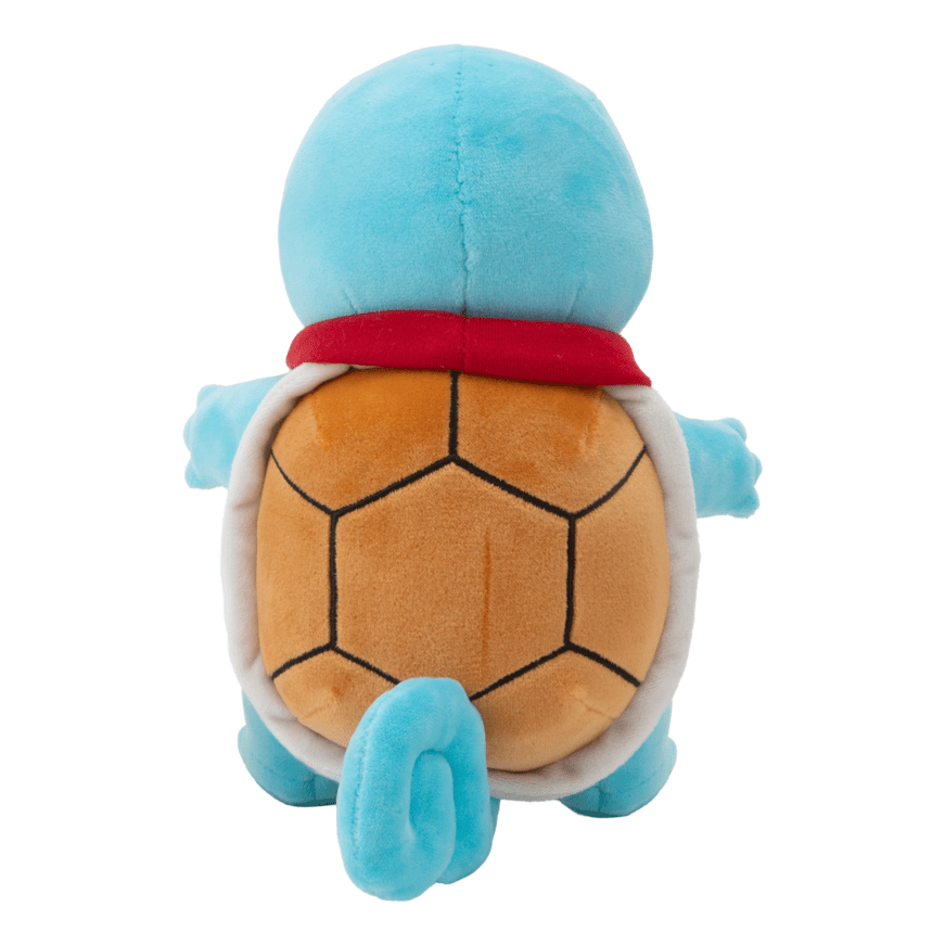 Pokémon 8 Inch Seasonal Plush Squirtle with Red Scarf