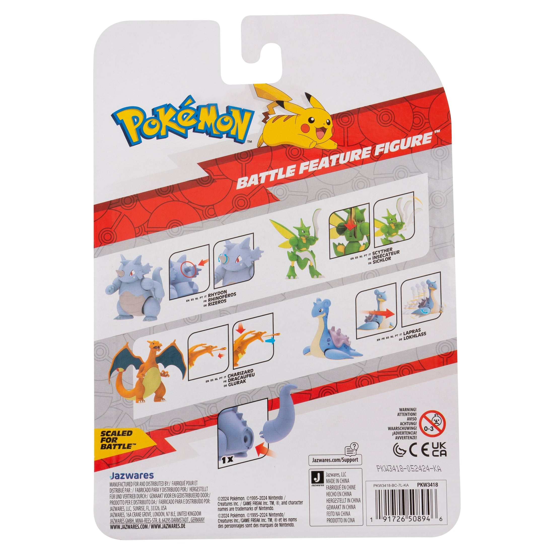 Pokémon Battle Feature Figure Rhydon 19 191726508946