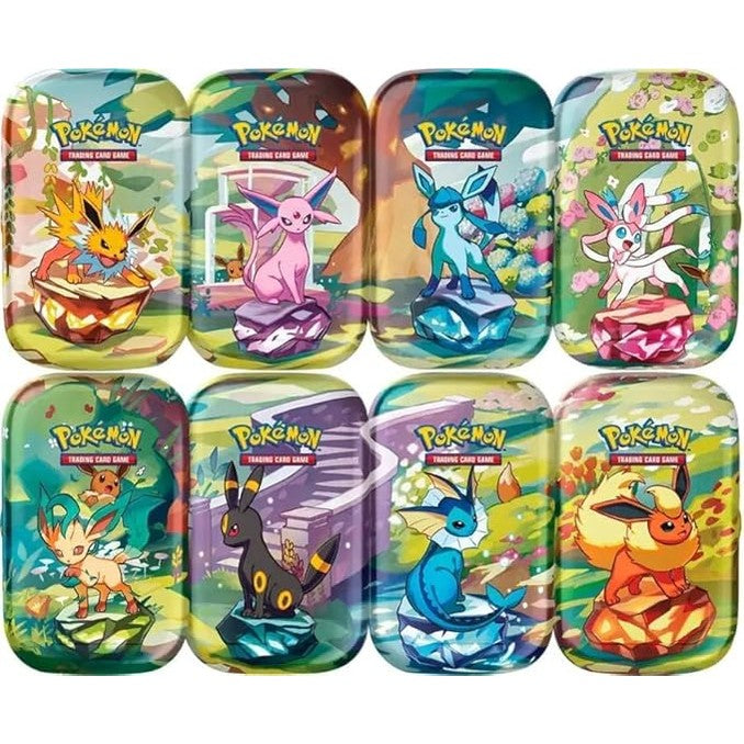 Pokémon Cards Mini Tin Scarlet & Violet Prismatic Evolutions - (1 Selected at Random) 196214138940