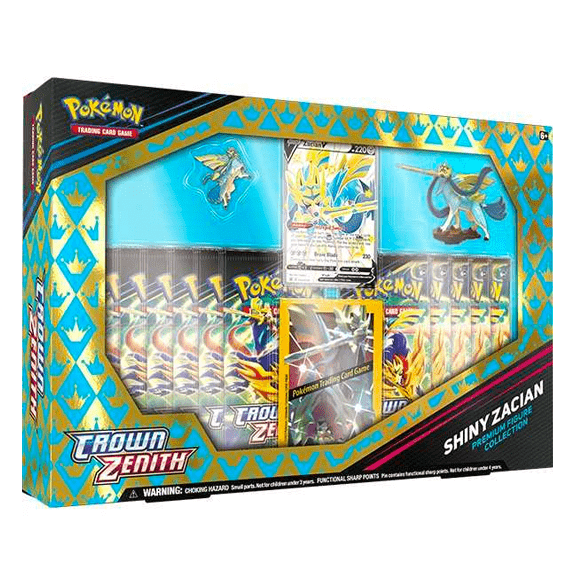 Pokemon Crown Zenith - Premium Figure Collection - Shiny Zacian / Shiny Zamazenta