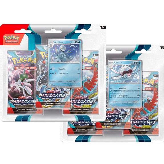 Pokémon-Scarlet & Violet 4 - Paradox Rift - 3-Pack Display