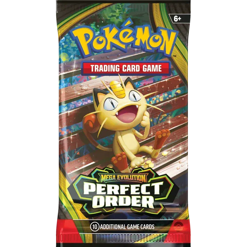 Pokemon TCG Mega Evolution Perfect Order Booster Pack (1 Selected at Random) (Release Date 27/03/26 - We will Post on the 26th March)