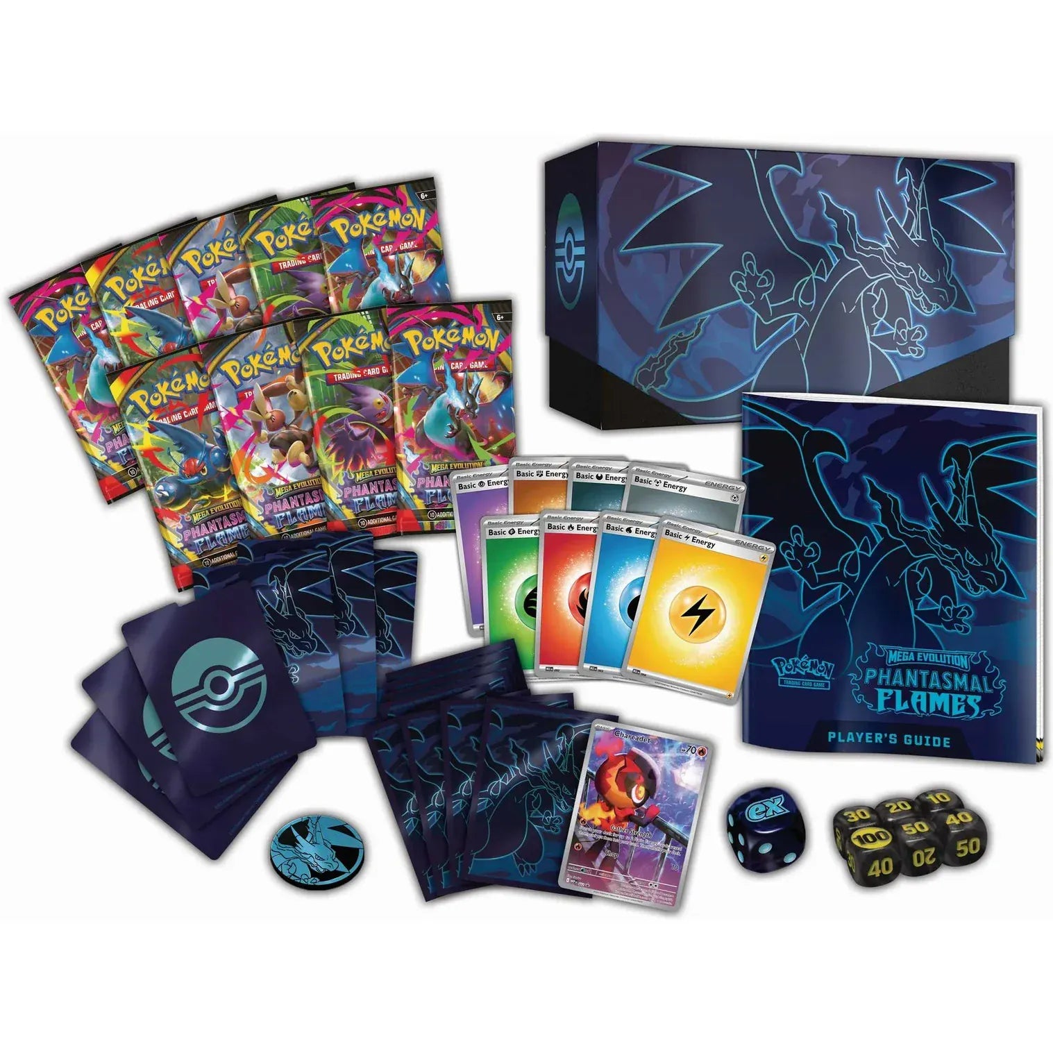 Pokémon TCG: Mega Evolution Phantasmal Flames - Elite Trainer Box 0196214124813