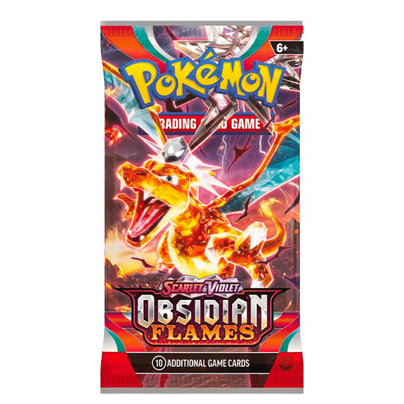 Pokmon TCG: Scarlet & Violet 3 Obsidian Flames Booster Pack (1 Booste Pokmon TCG: Scarlet & Violet 3 Obsidian Flames Booster Pack (1 Booste