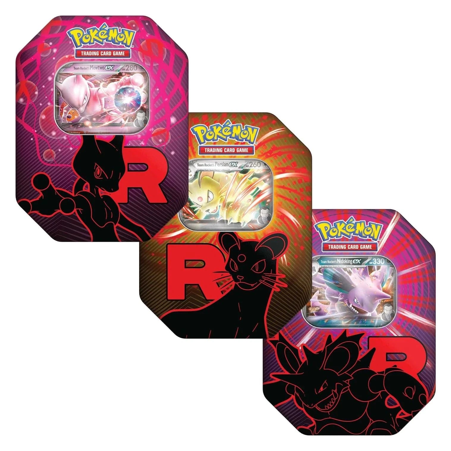 Pokémon TCG: Team Rocket Tin (1 Tin Chosen at Random) 0196214119611