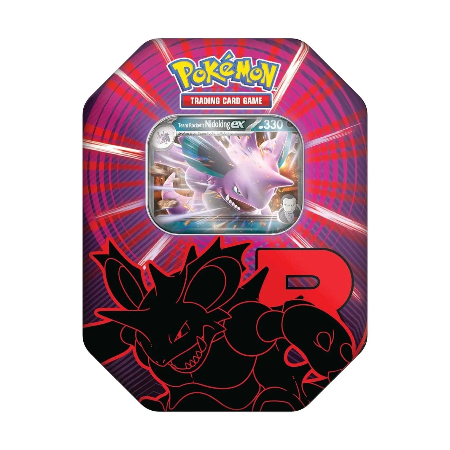 Pokémon TCG: Team Rocket Tin (1 Tin Chosen at Random) 0196214119611