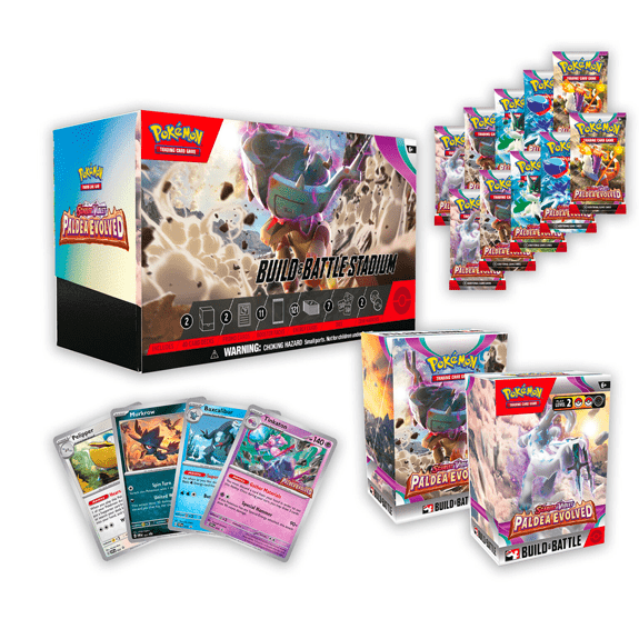 Products Pokémon - Scarlet and Violet - Paldea Evolved - Build & Battle Stadium