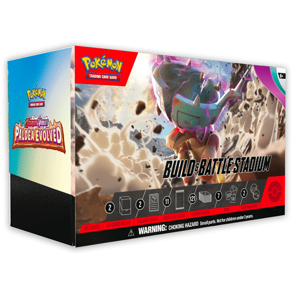 Products Pokémon - Scarlet and Violet - Paldea Evolved - Build & Battle Stadium