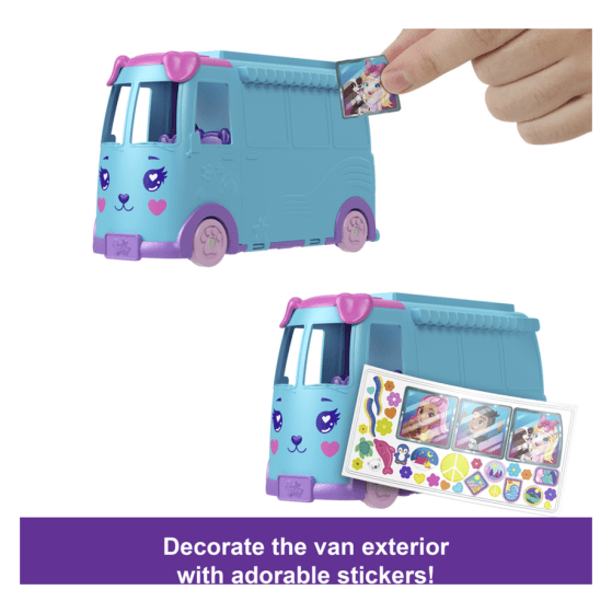 Polly Pocket - Pet Mobile Adventure Playset 194735268054