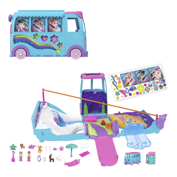 Polly Pocket - Pet Mobile Adventure Playset 194735268054