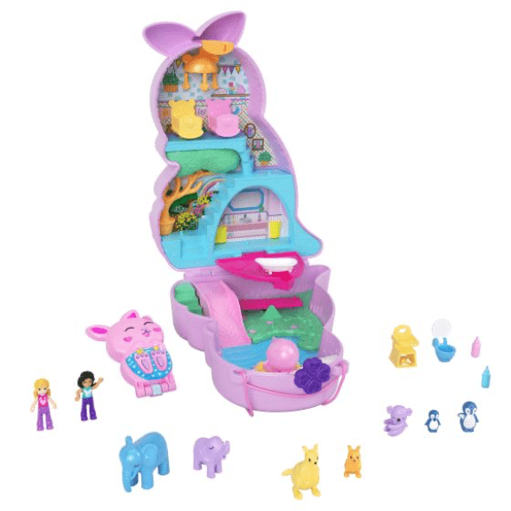 Polly Pocket: Mama & Joey Kangaroo Purse Playset 0194735108664