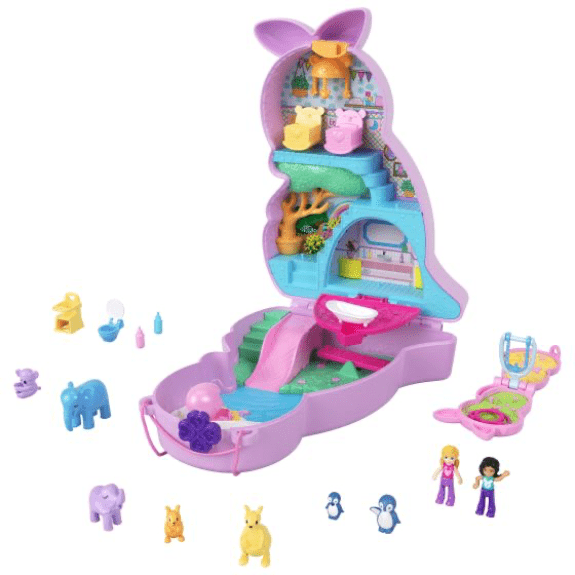 Polly Pocket: Mama & Joey Kangaroo Purse Playset 0194735108664