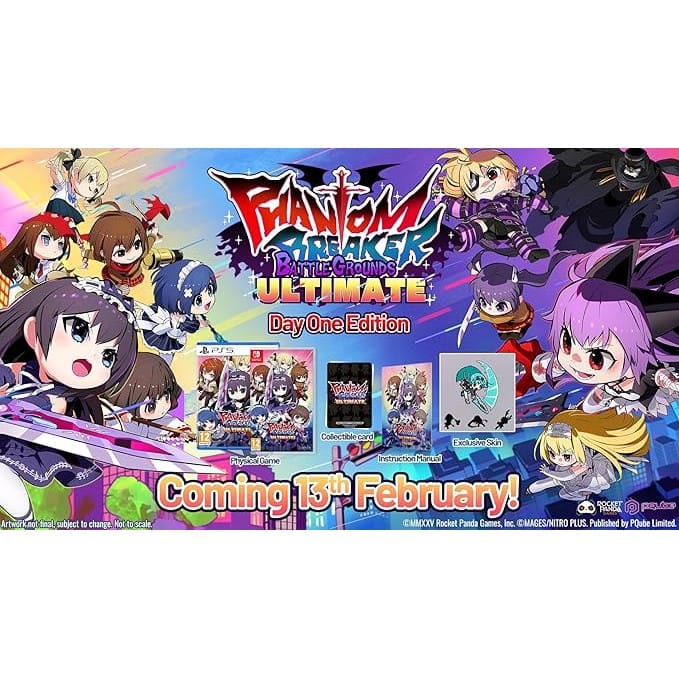Phantom Breaker: Battle Grounds Ultimate Day One Edition Nintendo Switch (Game Cartridge) Adventure Game 5060690797364