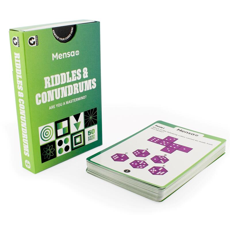 Mensa Riddles & Conundrums Card Game