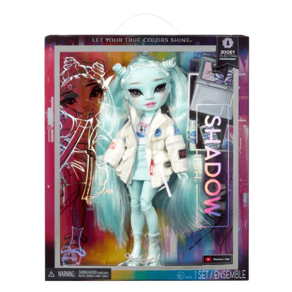 Rainbow High: Shadow High Zooey Electra Fashion Doll 35051583035
