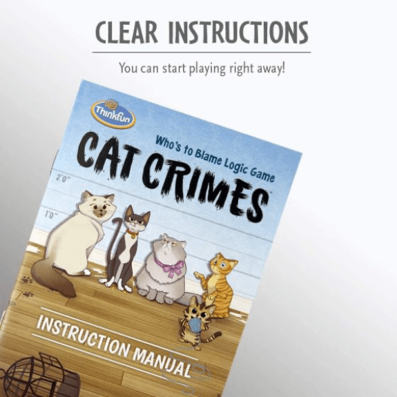 Cat Crimes: Who’s To Blame Logic Game 019275015503