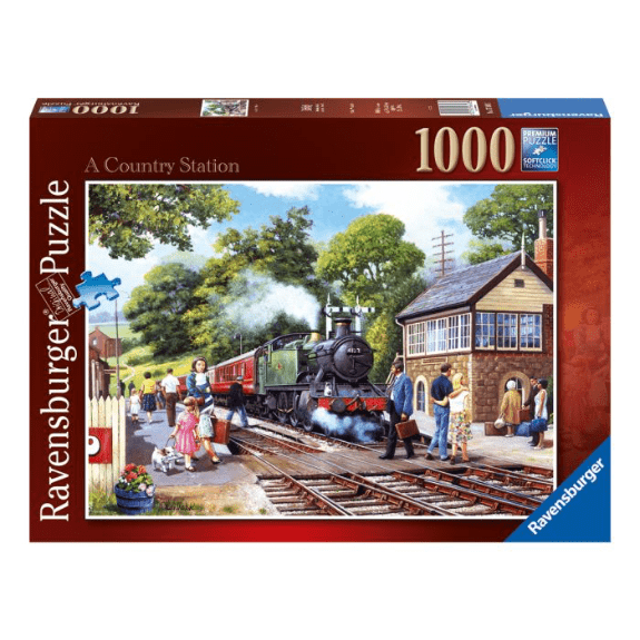 Ravensburger - A Country Station - 1000 Piece Jigsaw Puzzle 4005556176403