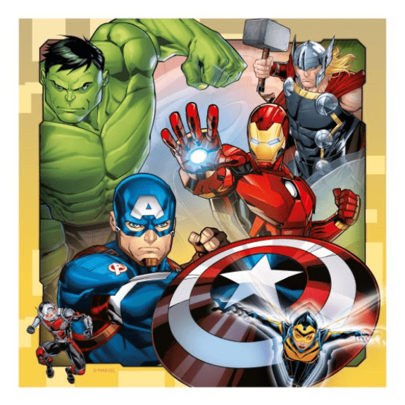 Ravensburger: Avengers Assemble 3x 49 Piece Jigsaw Puzzle 4005556080403