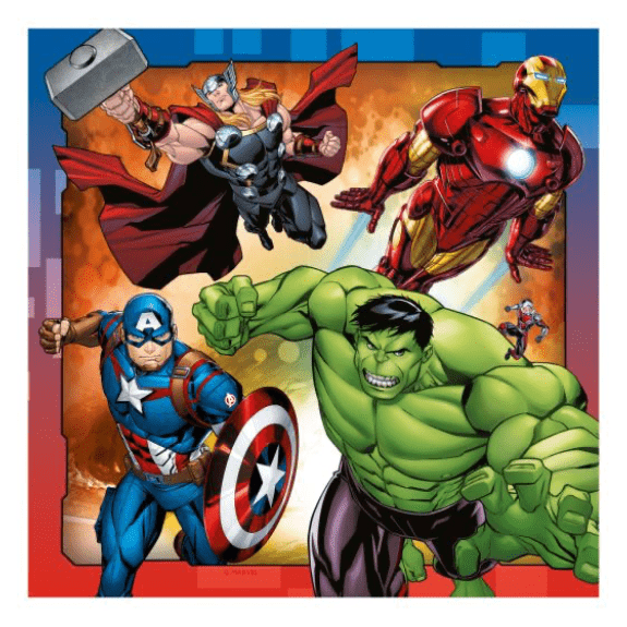 Ravensburger: Avengers Assemble 3x 49 Piece Jigsaw Puzzle 4005556080403