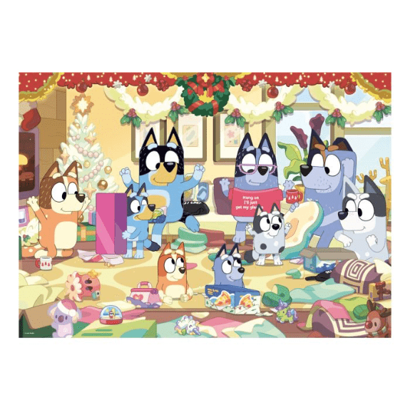 Ravensburger: Bluey Christmas 24 Piece Giant Floor Puzzle 4005556031719